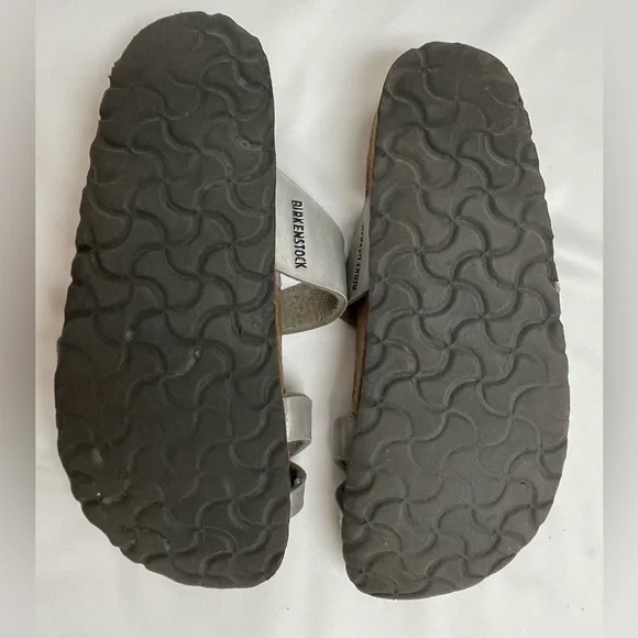 Birkenstock Metallic Leather Sandals - Picture 4 of 5